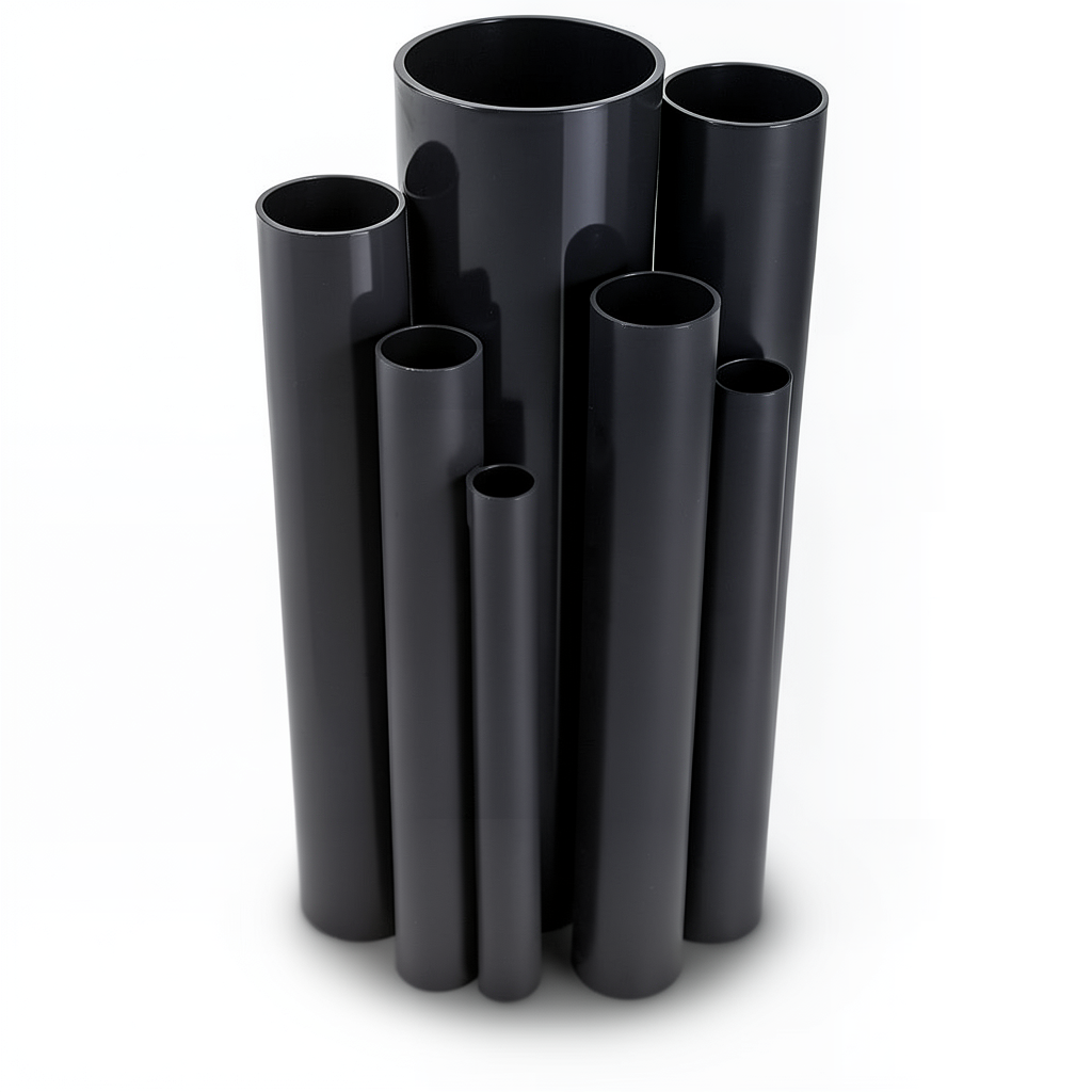 UPVC Pipes Nominal Pressure 6 Bar Outside Diameter 355 mm Thickness 10.4 mm Black