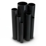 مواسير UPVC ضغط اسمي 4 بار قطر خارجي 355 مم سمك 7 مم لون اسود