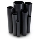 مواسير UPVC ضغط 10 بار قطر خارجي 450 مم سمك 21.5 مم لون اسود