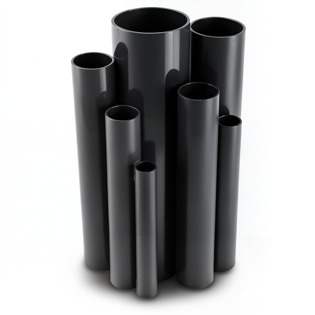 UPVC Pipes Nominal Pressure 16 Bar Outside Diameter 355 mm Thickness 26.3 mm Black