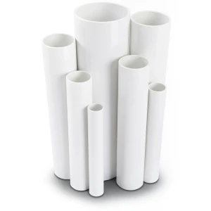 مواسير UPVC ضغط 6 بار قطر خارجي 355 مم سمك 10.4 مم لون أبيض