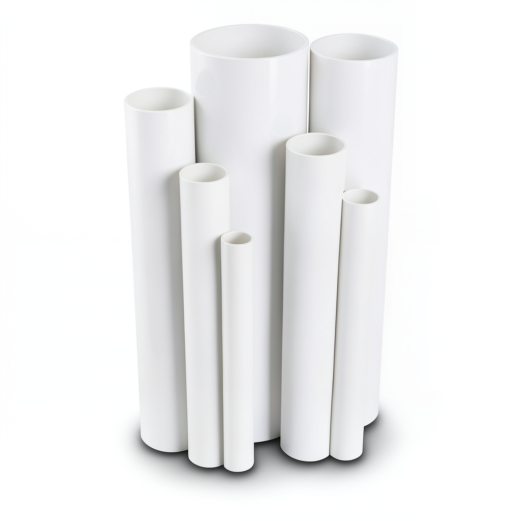 UPVC Pipes Nominal Pressure 4 Bar Outside Diameter 400 mm Thickness 7.9 mm White