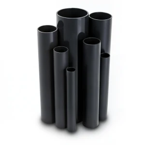 مواسير UPVC ضغط اسمي 10 بار قطر خارجي 355 مم سمك 16.9 مم لون اسود