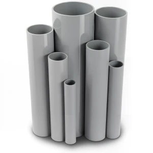UPVC Pipes Pressure 4 Bar Outside Diameter 355 mm Thickness 7 mm Gray