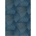 German Wall Decoration, Blue Color, Length 10 m, Width 0.53 m, Model 10152-08