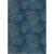 German Wall Decoration, Blue Color, Length 10 m, Width 0.53 m, Model 10152-08