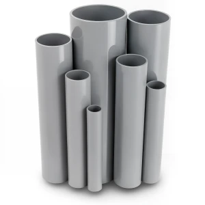 UPVC Pipes Nominal Pressure 10 Bar Outside Diameter 450 mm Thickness 21.5 mm Gray