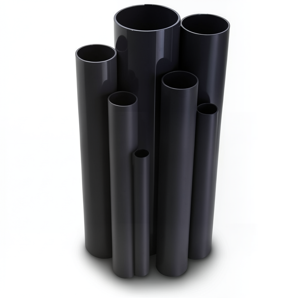 UPVC Pipes Nominal Pressure 16 Bar Outside Diameter 355 mm Thickness 26.3 mm Black
