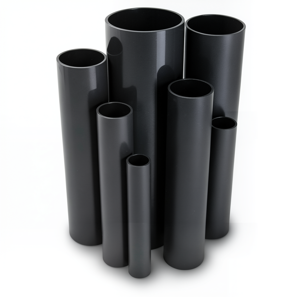 UPVC Pipes Nominal Pressure 4 Bar Outside Diameter 355 mm Thickness 7 mm Black