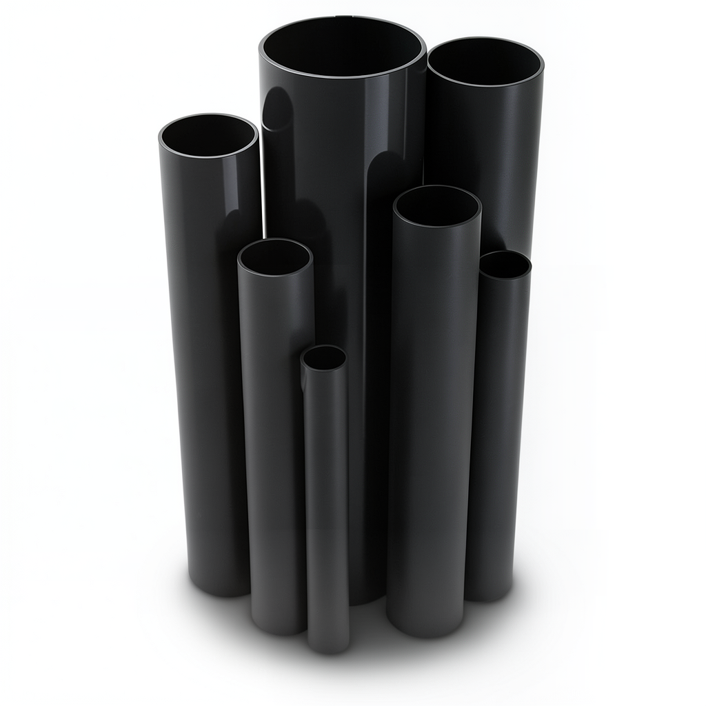 UPVC Pipes Nominal Pressure 10 Bar Outside Diameter 450 mm Thickness 21.5 mm Black