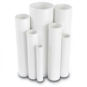 مواسير UPVC ضغط 6 بار قطر خارجي 355 مم سمك 10.4 مم لون أبيض