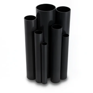 مواسير UPVC ضغط 2.5 بار قطر خارجي 400 مم سمك 3.2 مم لون اسود