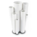 UPVC Pipes Nominal Pressure 4 Bar Outside Diameter 400 mm Thickness 7.9 mm White