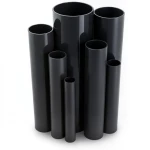 مواسير UPVC ضغط 4 بار قطر خارجي 400 مم سمك 7.9 مم لون اسود