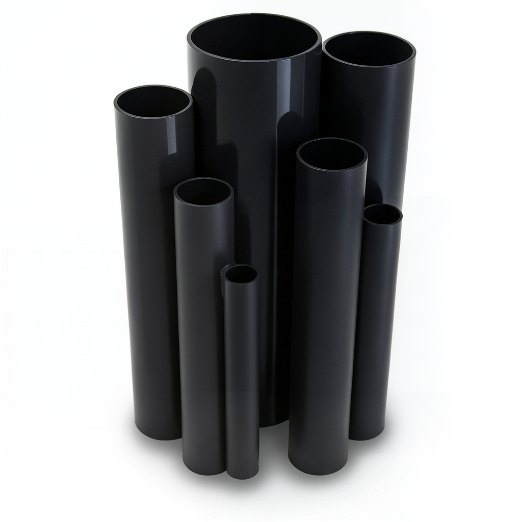 UPVC Pipes Nominal Pressure 10 Bar Outside Diameter 355 mm Thickness 16.9 mm Black