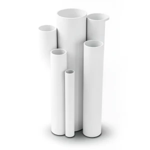 مواسير UPVC ضغط اسمي 2.5 بار قطر خارجي 400 مم سمك 3.2 مم لون أبيض