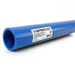 HDPE Pipes PE 80 Pressure 16 Bar Outside Diameter 180 mm Thickness 20.1 mm Blue | NEPROPLAST