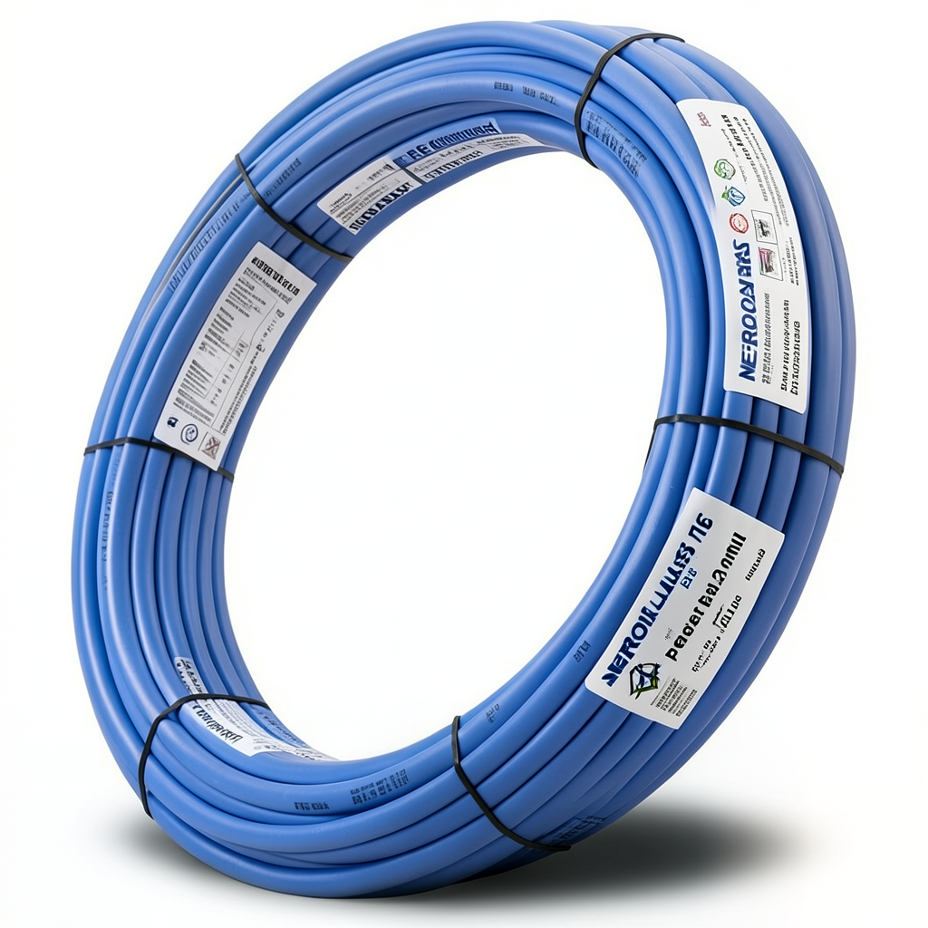 أنابيب HDPE PE 80 ضغط 16 بار قطر خارجي 32 مم سمك 3.6 مم لون أزرق | نيبروبلاست