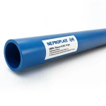 أنابيب HDPE PE 80 ضغط 16 بار قطر خارجي 250 مم سمك 27.9 مم لون أزرق | نيبروبلاست