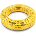 Neproplast HDPE Pipes PE 100 Pressure 20 Bar Diameter 32 mm Thickness 3.6 mm Yellow | NEPROPLAST