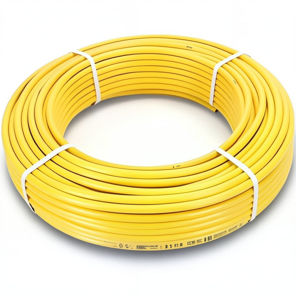 أنابيب HDPE PE 100 ضغط 20 بار قطر خارجي 40 مم سمك 4.5 مم لون أصفر | نيبروبلاست