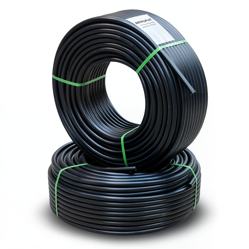 HDPE Pipes PE 100 Pressure 20 Bar 40 mm Diameter 4.5 mm Thickness Black | NEPROPLAST