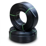 أنابيب HDPE PE 100 ضغط 20 بار قطر خارجي 50 مم سمك 5.6 مم لون أسود | نيبروبلاست