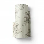 British wall Covering for youth and children, size 10 m x 0.53 m, light beige color, model 70247  