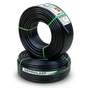 HDPE Pipes PE 100 Pressure 20 Bar 40 mm Diameter 4.5 mm Thickness Black | NEPROPLAST