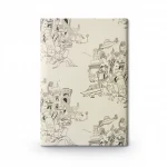 British wall Covering for youth and children, size 10 m x 0.53 m, light beige color, model 70247  