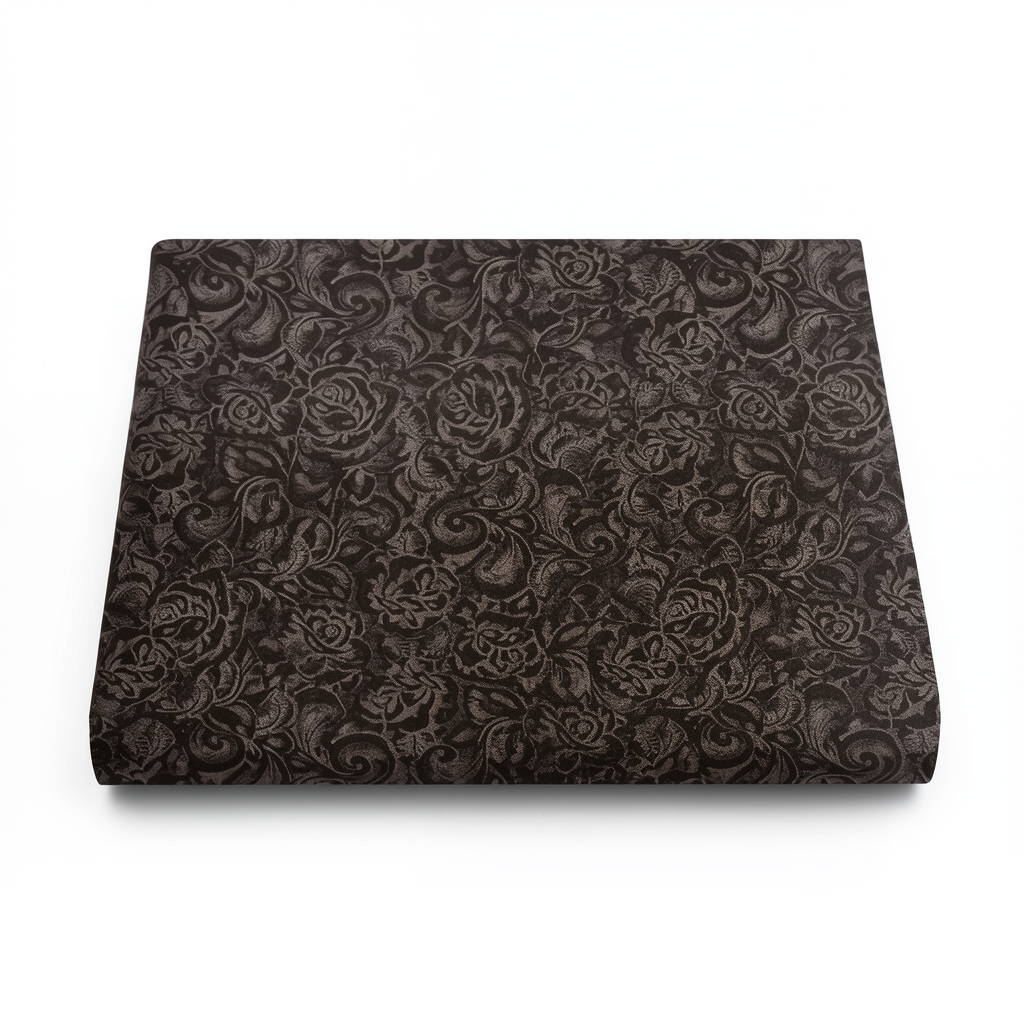 Italian Wallpaper Patterned Design 10 m x 0.70 m Dark Brown