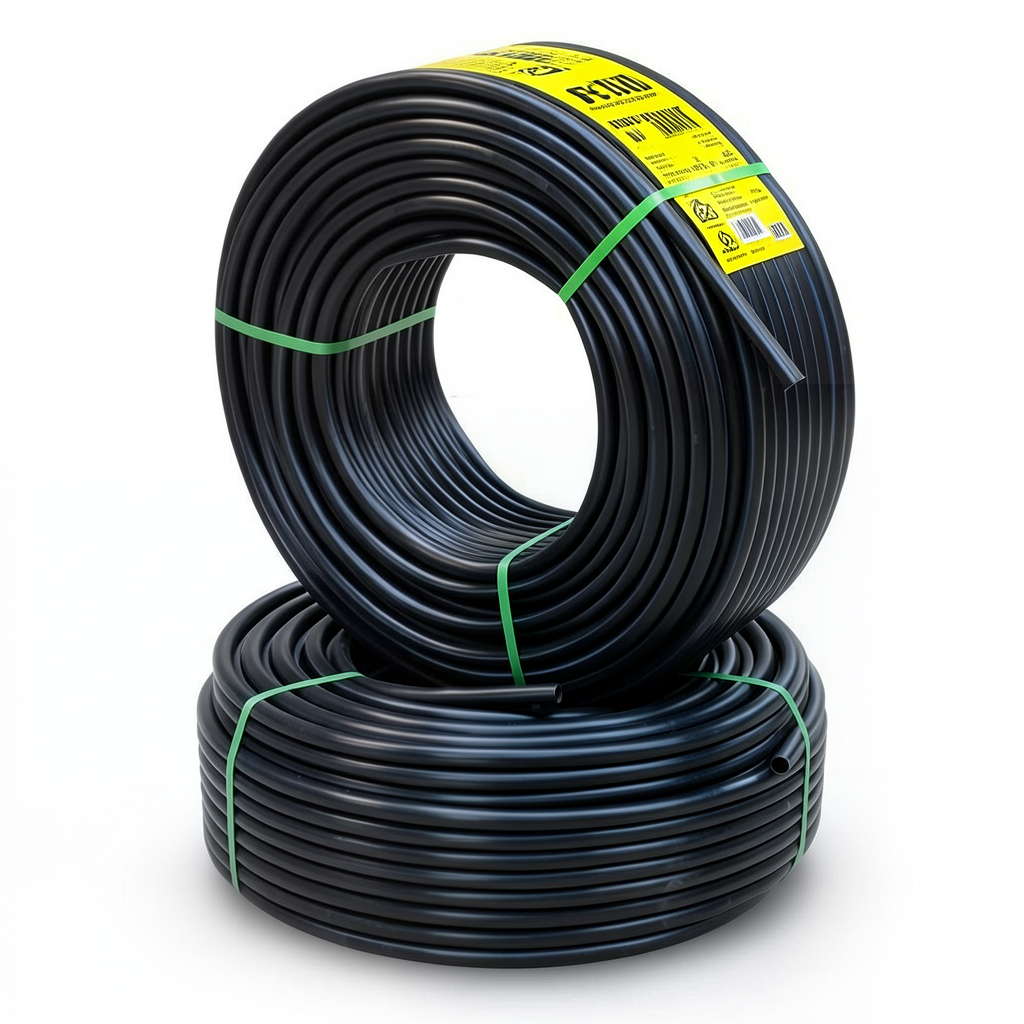 HDPE Pipes PE 100 Pressure 20 Bar Outside Diameter 50 mm Thickness 5.6 mm Black | NEPROPLAST