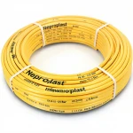 Neproplast HDPE Pipes PE 80 Pressure 12.5 Bar Outside Diameter 75 mm Thickness 6.8 mm Color Yellow