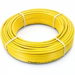أنابيب HDPE نيبروبلاست PE 80 ضغط 12.5 بار قطر خارجي 125 مم سمك 11.4 مم لون أصفر 