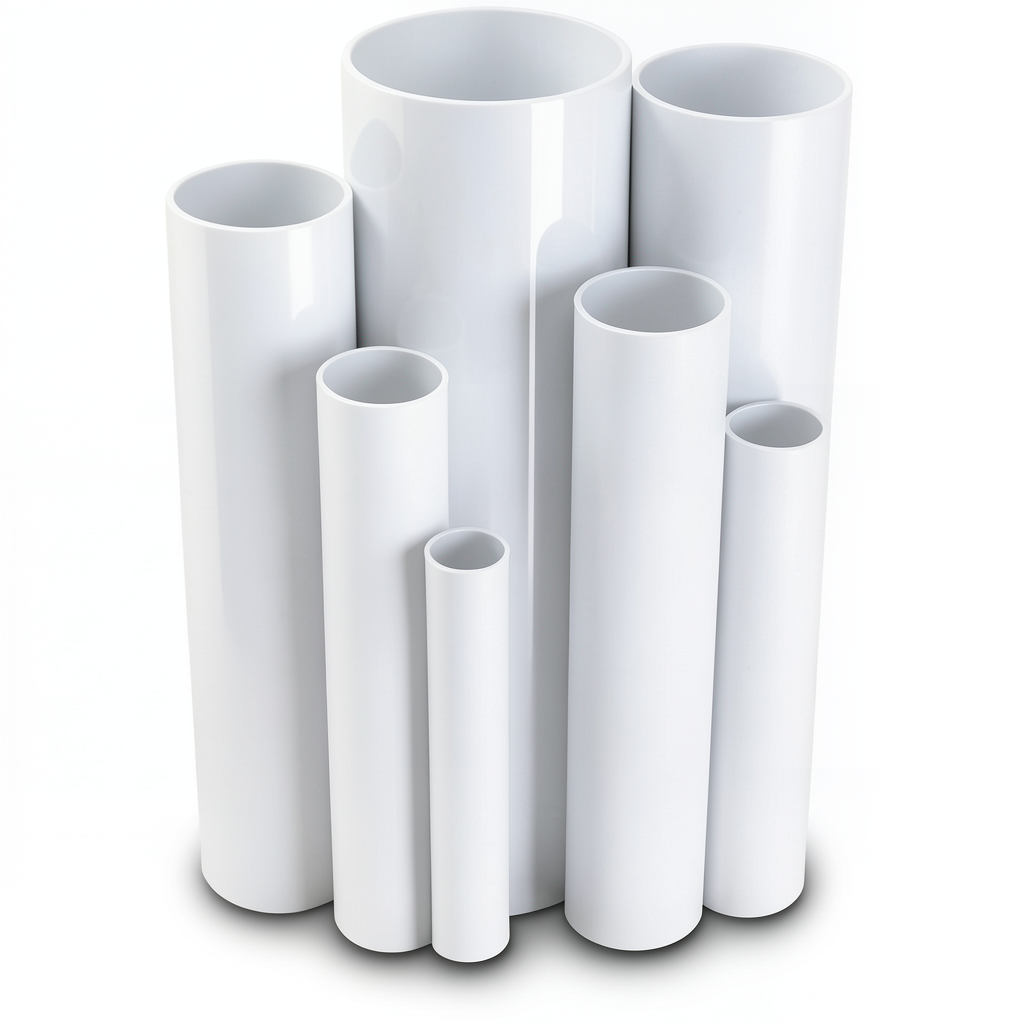 UPVC Pipes Nominal Pressure 6 Bar Outside Diameter 400 mm Thickness 11.7 mm White