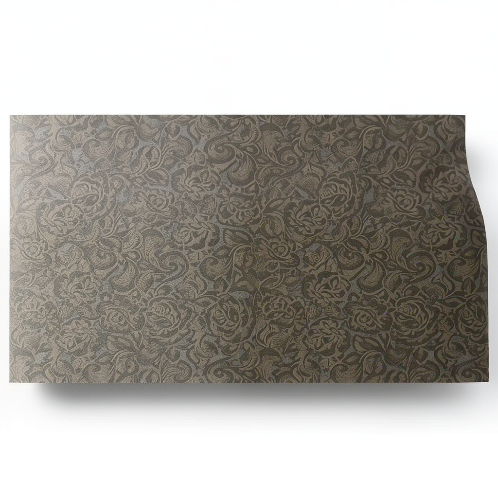 Italian Wallpaper Patterned Design 10 m x 0.70 m Dark Beige