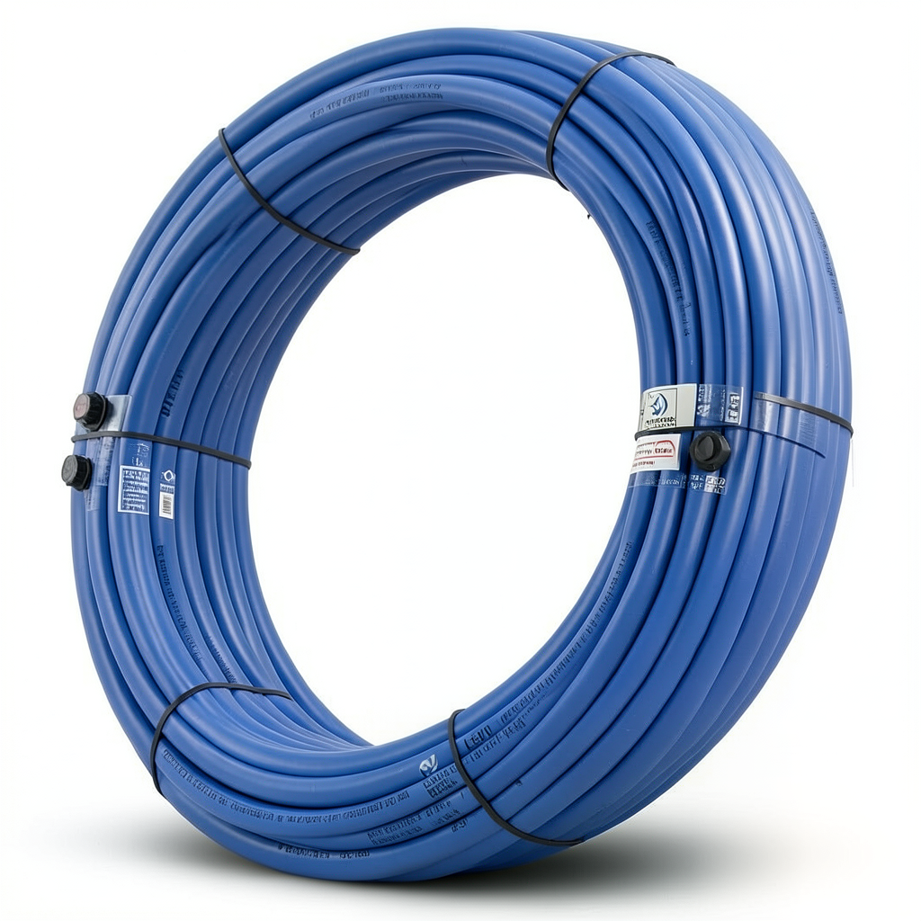 أنابيب HDPE PE 100 ضغط 20 بار قطر خارجي 50 مم سمك 5.6 مم لون ازرق | نيبروبلاست
