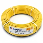Neproplast HDPE Pipes PE 80 Pressure 12.5 Bar Outside Diameter 110 mm Thickness 10 mm Color Yellow