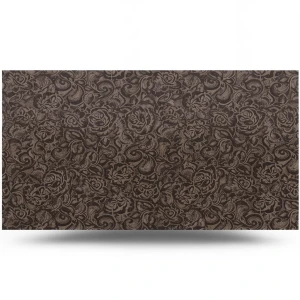 Italian Wallpaper Patterned Design 10 m x 0.70 m Dark Brown