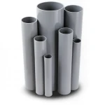 UPVC Pipes Pressure 4 Bar Outside Diameter 450 mm Thickness 8.9 mm Gray