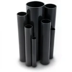 مواسير UPVC ضغط 6 بار قطر خارجي 450 مم سمك 13.2 مم لون اسود