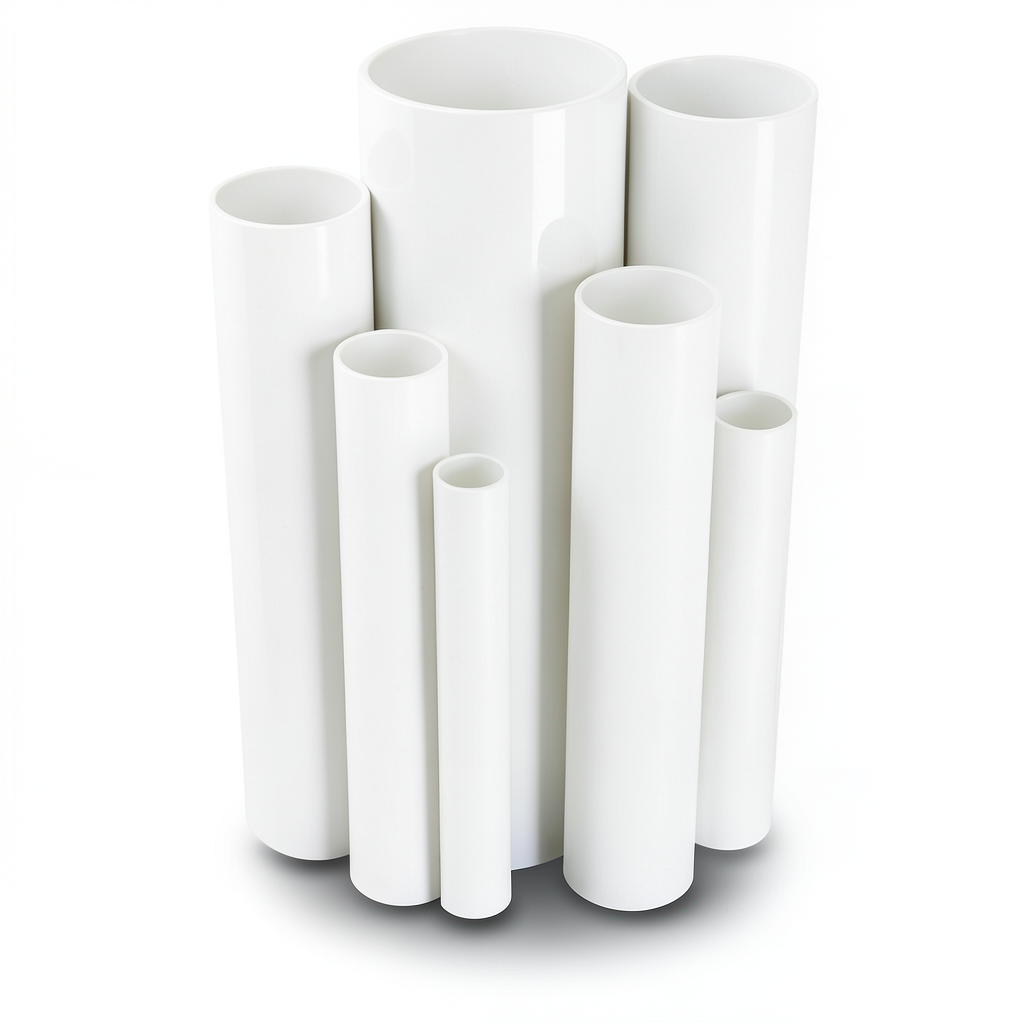 UPVC Pipes Schedule 40 Size 3 inch Thickness 5.5 mm White