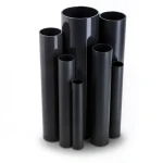 مواسير UPVC ضغط 6 بار قطر خارجي 400 مم سمك 11.7 مم لون اسود