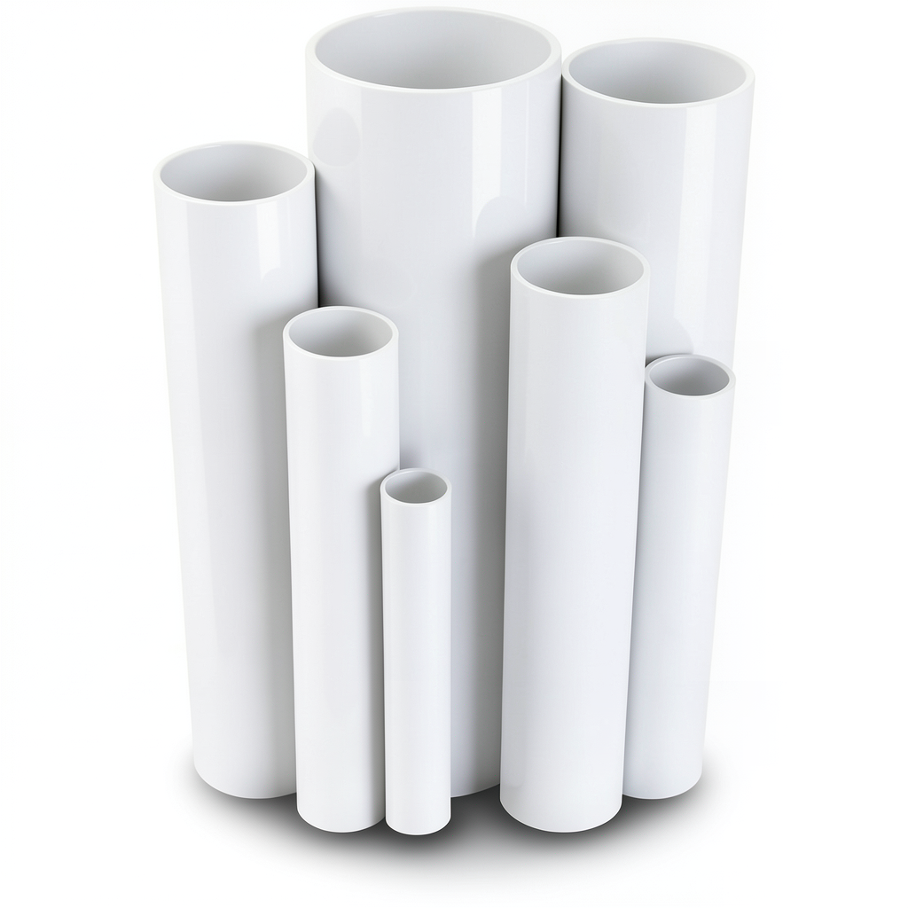 مواسير UPVC ضغط 10 بار قطر خارجي 400 مم سمك 19.1 مم لون أبيض