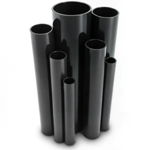 مواسير UPVC ضغط اسمي 10 بار قطر خارجي 400 مم سمك 19.1 مم لون اسود