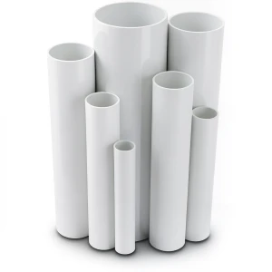مواسير UPVC ضغط 16 بار قطر خارجي 400 مم سمك 29.7 مم لون أبيض