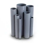 UPVC Pipes 16 Bar Nominal Pressure 400 mm OD 29.7 mm Thickness Gray