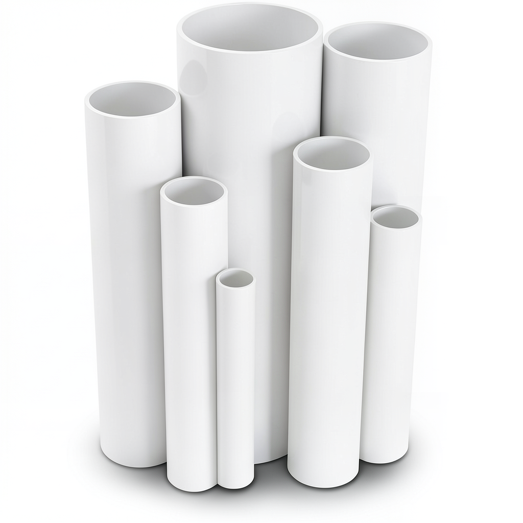 UPVC Pipes Nominal Pressure 2.5 Bar Outside Diameter 450 mm Thickness 3.6 mm White