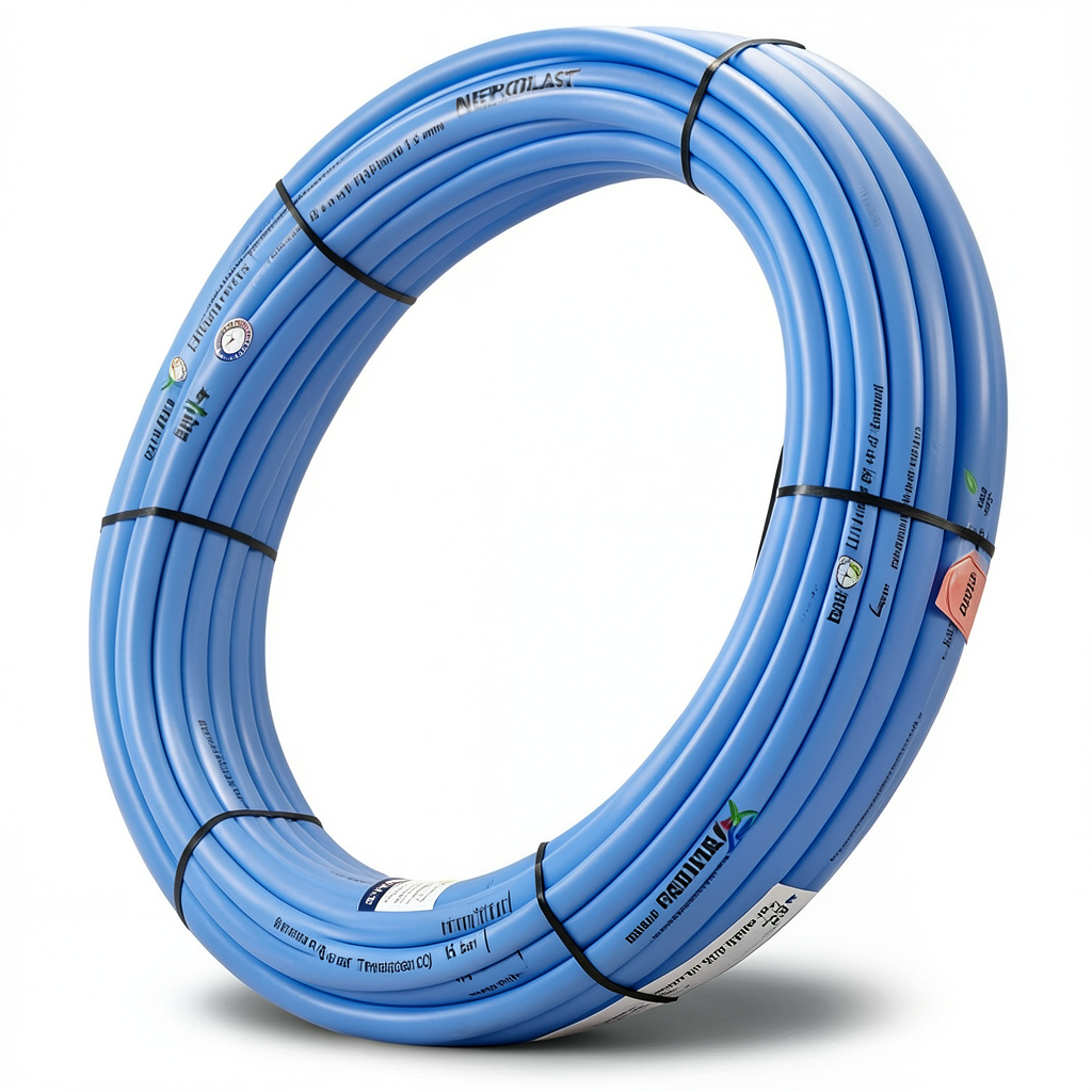 HDPE Pipes PE 80 Pressure 16 Bar 16 mm OD Thickness 1.8 mm Blue | NEPROPLAST