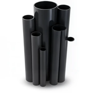 مواسير UPVC ضغط 2.5 بار قطر خارجي 450 مم سمك 3.6 مم لون اسود